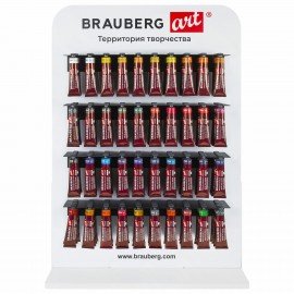 Стойка под масляные краски настольная BRAUBERG ART, акрил, 83х60х29см, 505928