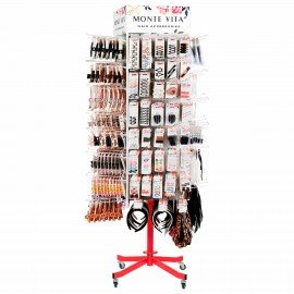 Стойка для размещения товара напольная MONTE VITA, 211x58x58 см, 150 крючков, 507505