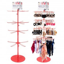 Стойка-вертушка настольная MONTE VITA, 108х44см, 4 ряда, 22 крючка, 507506