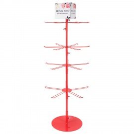 Стойка-вертушка настольная MONTE VITA, 108х44см, 4 ряда, 22 крючка, 507506