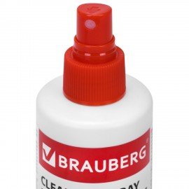 Чистящая жидкость-спрей для маркерных досок BRAUBERG, 250 мл, 510119