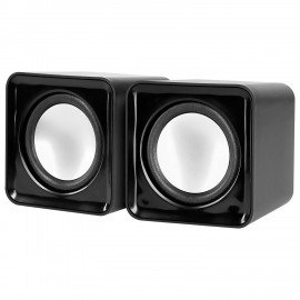 Колонки компьютерные DEFENDER SPK 22, 2.0, 2х2, 5 Вт, пластик, черные, 65503