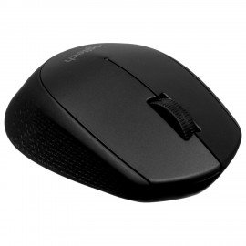 Мышь беспроводная LOGITECH M280, 2 кнопки + 1 колесо-кнопка, оптическая, черная, 910-004287