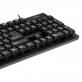 Клавиатура проводная SVEN Standard 301, USB, 104 клавиши, чёрная, SV-03100301UB