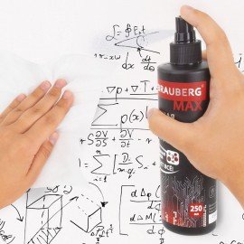 Чистящая жидкость-спрей для маркерных досок УСИЛЕННАЯ ФОРМУЛА, BRAUBERG TURBO MAX, 250 мл, 513028