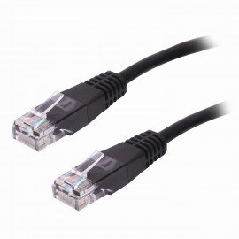 Кабель (патчкорд) UTP 5E категория, RJ-45, 1 м, SONNEN, для подключения Интернета по локальной сети LAN, 513122