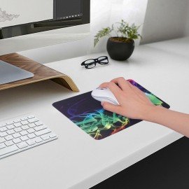 Коврик для мыши SONNEN "SMOKE", резина + ткань, 220х180х3 мм, 513289