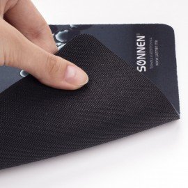 Коврик для мыши SONNEN "DROPS", резина + ткань, 220х180х3 мм, 513290