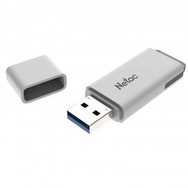 Флеш-диск 128 GB NETAC U185, USB 2.0, белый, NT03U185N-128G-20WH