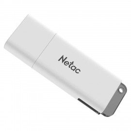 Флеш-диск 128 GB NETAC U185, USB 2.0, белый, NT03U185N-128G-20WH