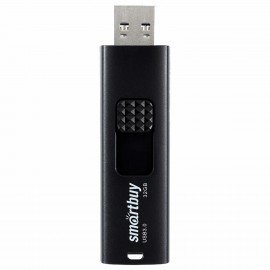 Флеш-диск 32 GB SMARTBUY Fashion USB 3.0, черный, SB032GB3FSK