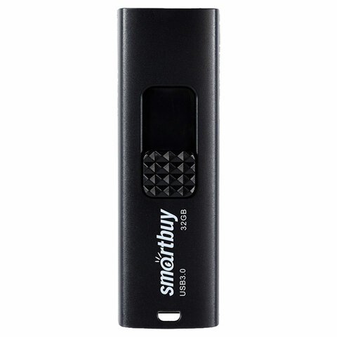 Флеш-диск 32 GB SMARTBUY Fashion USB 3.0, черный, SB032GB3FSK