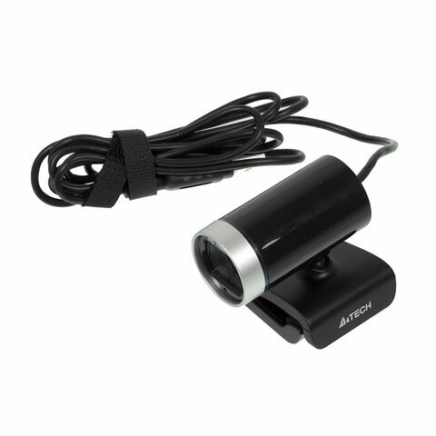 Веб-камера A4TECH PK-910H, 2 Мп, микрофон, USB 2.0, рег.крепеж, черная, 695255