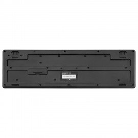 Клавиатура беспроводная бесшумная, USB, 104 клавиши, SONNEN 1065, черная, 513951