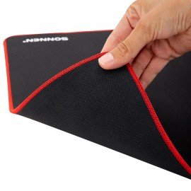 Коврик для мыши и клавиатуры большой SONNEN "BLACK TITAN XXL" 900х400х3мм, черный, 513959