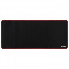 Коврик для мыши и клавиатуры большой SONNEN "BLACK TITAN XXL" 900х400х3мм, черный, 513959