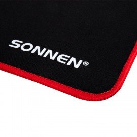 Коврик для мыши и клавиатуры большой SONNEN "CYBER OUTLAW 2.0" 780х380х3мм, черный, 513960