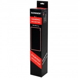 Коврик для мыши и клавиатуры большой SONNEN "CYBER OUTLAW 2.0" 780х380х3мм, черный, 513960