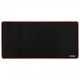 Коврик для мыши и клавиатуры большой SONNEN "CYBER OUTLAW 2.0" 780х380х3мм, черный, 513960
