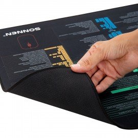 Коврик для мыши и клавиатуры с полезными комбинациями большой SONNEN "HOT KEYS", 800х400х3мм, 513961