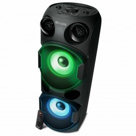Колонка портативная SVEN PS-750, 80 Вт, TWS, Bluetooth, FM, USB, microSD, LED-дисп, черная, SV-019617