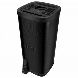 Колонка портативная SVEN PS-950, 160 Вт, TWS, Bluetooth, FM, USB, microSD, LED-дисплей, черная, SV-022396