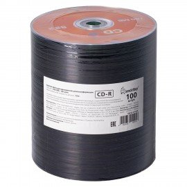Диски CD-R SMARTBUY, 700 Мб, 52x, Bulk (упаковка на шпиле), КОМПЛЕКТ 100 шт., SBCD-R100S