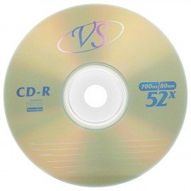 Диски CD-R VS, 700 Мб, 52x, Slim Case, КОМПЛЕКТ 5 шт., VSCDRSL501