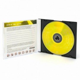 Диск DVD-R MIREX, 4,7 ГБ 16x Slim Case, 1 штука, UL130003A1S