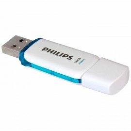 Флеш-диск 16 GB PHILIPS SNOW, разъем USB 3.0, синий, FM16FD75B/97