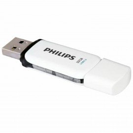 Флеш-диск 32 GB PHILIPS SNOW, разъем USB 3.0, черный, FM32FD75B/97