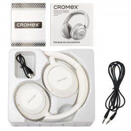 Наушники беспроводные полноразмерные складные раздвижные, CROMEX HP-043W, bluetooth 5.4, 514120