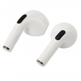 Наушники беспроводные TWS вкладыши с микрофоном, CROMEX EP-T28W, bluetooth 5.4, белые, 514121