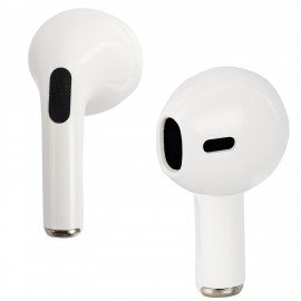 Наушники беспроводные TWS вкладыши с микрофоном, CROMEX EP-T28W, bluetooth 5.4, белые, 514121