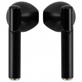 Наушники беспроводные TWS вкладыши с микрофоном, SONNEN EP-BH10B, bluetooth 5.3, черные, 514122