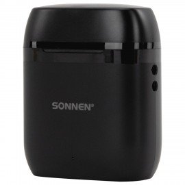 Наушники беспроводные TWS вкладыши с микрофоном, SONNEN EP-BH10B, bluetooth 5.3, черные, 514122