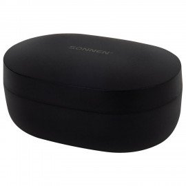 Наушники беспроводные TWS внутриканальные с микрофоном, SONNEN EP-BH25B, bluetooth 5.3, черные, 514125