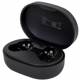 Наушники беспроводные TWS внутриканальные с микрофоном, SONNEN EP-BH25B, bluetooth 5.3, черные, 514125