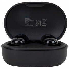 Наушники беспроводные TWS внутриканальные с микрофоном, SONNEN EP-BH25B, bluetooth 5.3, черные, 514125