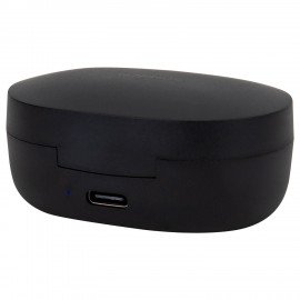 Наушники беспроводные TWS внутриканальные с микрофоном, SONNEN EP-BH25B, bluetooth 5.3, черные, 514125