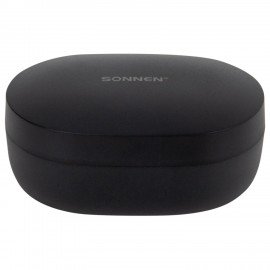 Наушники беспроводные TWS внутриканальные с микрофоном, SONNEN EP-BH25B, bluetooth 5.3, черные, 514125