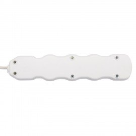 Удлинитель У10-004 4 розетки, с заземлением, 10 А, 3 м, белый, 6872