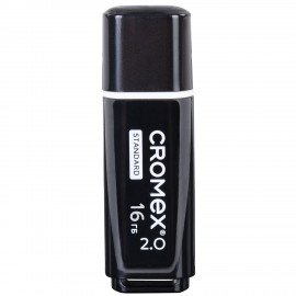 Флеш-диск 16GB CROMEX Standard USB 2.0, черный, 514158