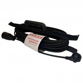 Удлинитель на рамке РС16, 1 розетка без заземления, КГ 2*1,5мм2, 20м, 16А, медь, морозостойкий 78745, 153