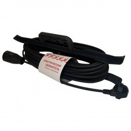 Удлинитель на рамке РС16, 1 розетка без заземления, КГ 2*1,5мм2, 10м, 16А, медь, морозостойкий 78721, 151