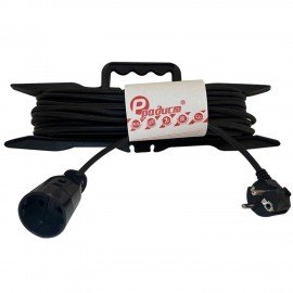 Удлинитель на рамке РС16, 1 розетка без заземления, КГ 2*1,5мм2, 10м, 16А, медь, морозостойкий 78721, 151