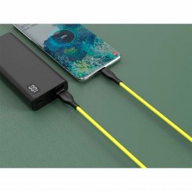 Кабель S21 USB -Type C, 1 м, 3 А, SMARTBUY, для зарядки и передачи данных, желтый 934, iK-3112-S21by