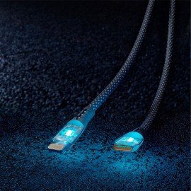 Кабель TypeC-Lightning, 1 м, 3 А, SMARTBUY, для быстрой зарядки и передачи данных, черный 18041, PDTRANSP-BLACK