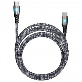 Кабель TypeC-TypeC, 1 м, 3 А, SMARTBUY, для быстрой зарядки и передачи данных, черный 18140, FCTRANSP-BLACK