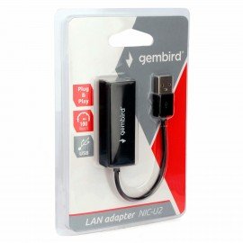 Сетевой адаптер Ethernet GEMBIRD USB 2.0 - Fast Ethernet adapter, RTL8152, NIC-U2